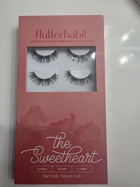 Flutterhabit The Sweetheart Underlash Clusters - Pink